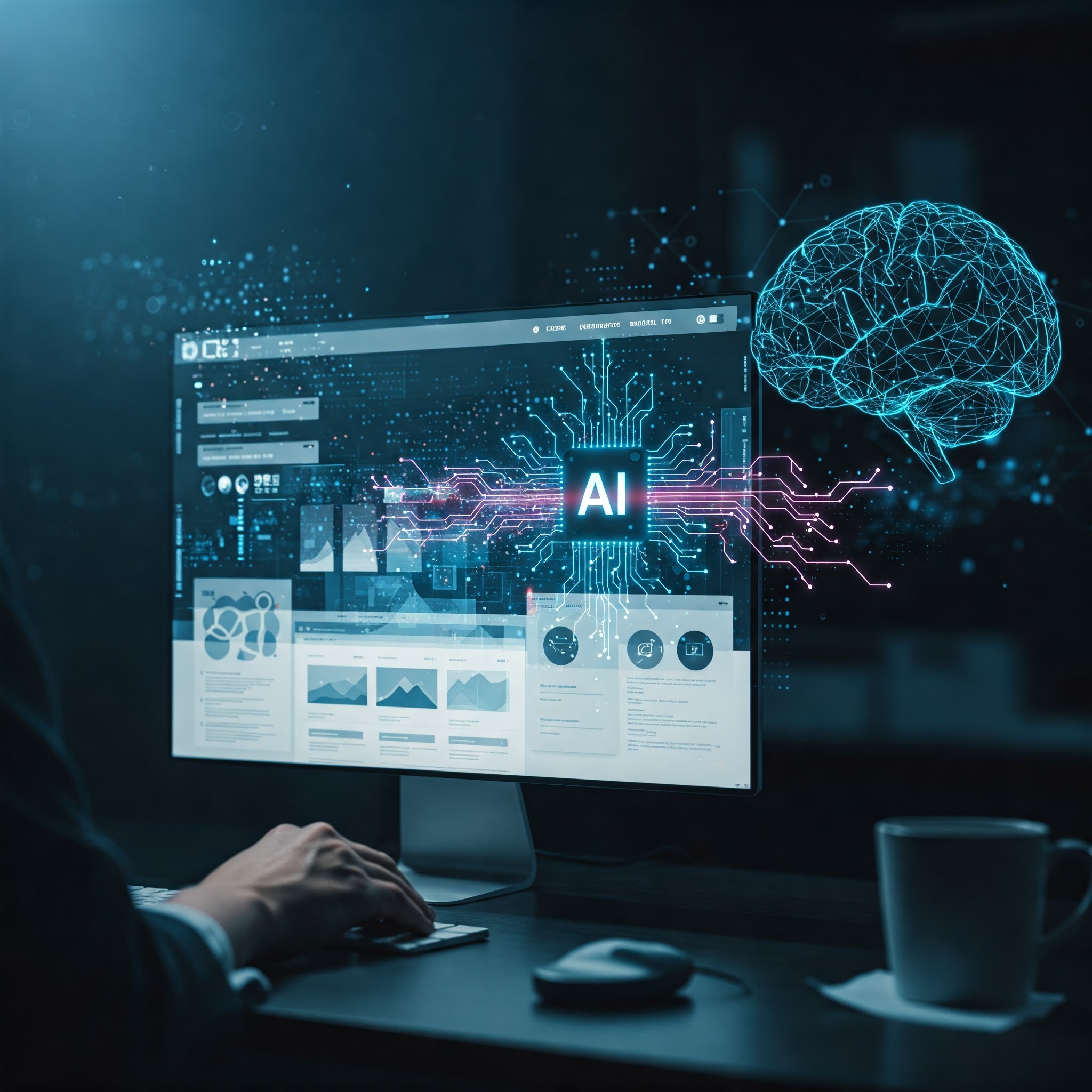 Intelligenza Artificiale nel Web Design: Come Sta Cambiando la Creazione di Siti Web
