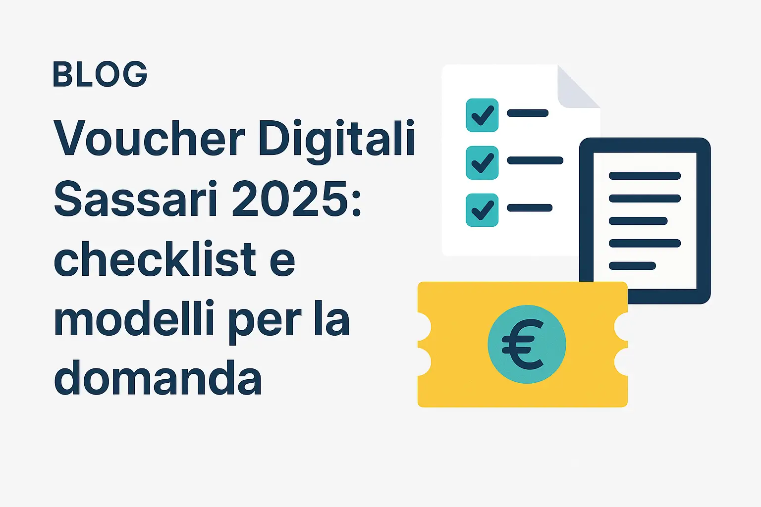 Voucher Digitali Sassari 2025: checklist e modelli per la domanda