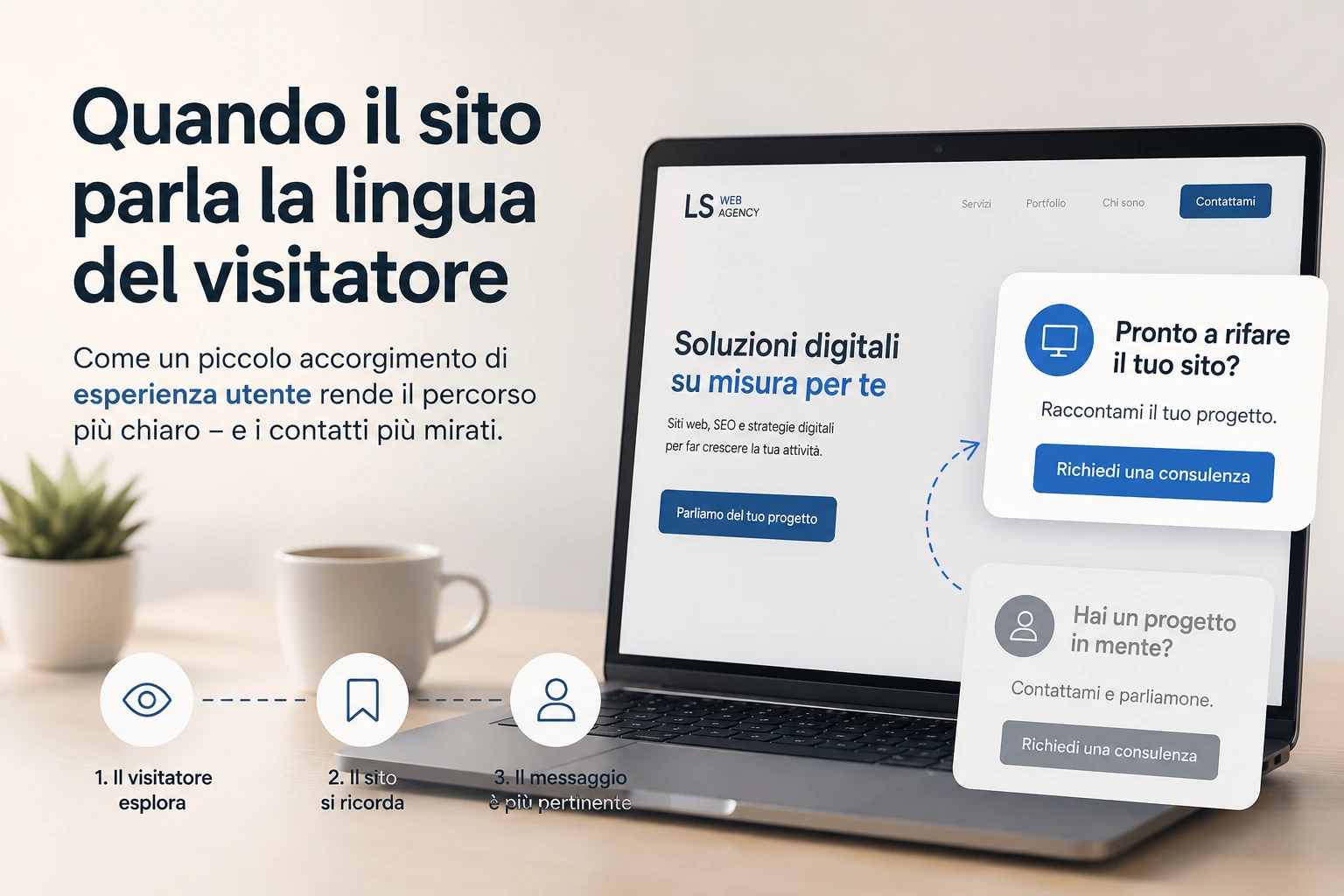 CTA coerenti con il visitatore: quando il sito parla la lingua di chi legge
