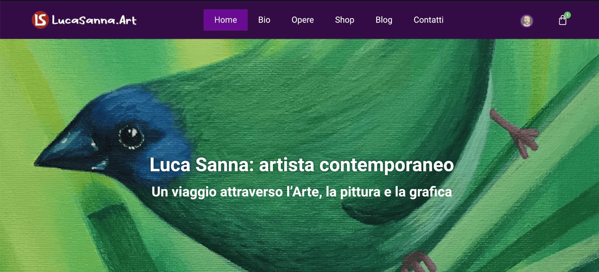 Sito web di Luca Sanna, artista contemporaneo